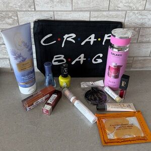 Crap Bag Beauty Bundle  13 brand new items.   Value over $100